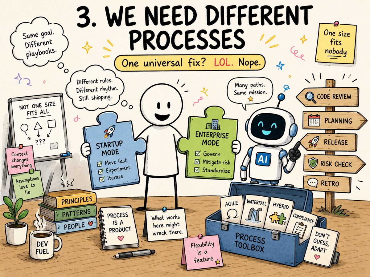 Startup mode and enterprise mode need different processes